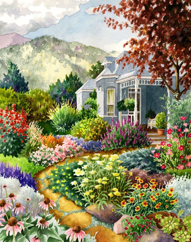 Xeriscape Garden 2 by Anne Gifford