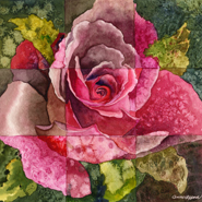 Partitioned Rose 3 by Anne Gifford