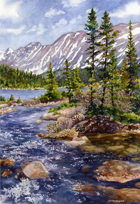 Blue River by Anne Gifford
