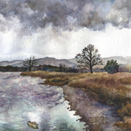 Walden Ponds on an April Evening by Anne Gifford