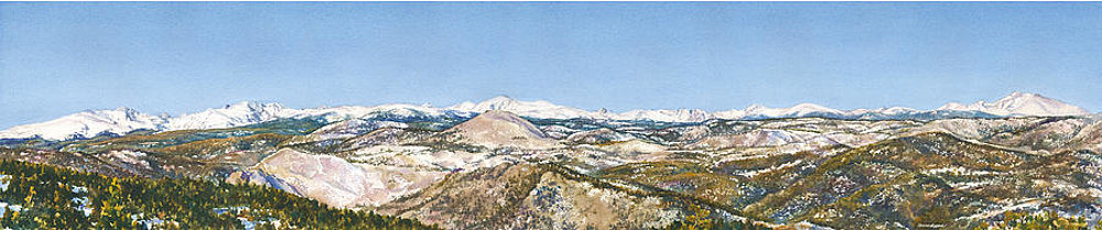 Panorama from Flagstaff Mountain by Anne Gifford