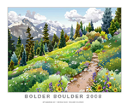 Bolder Boulder 2008 10K Race by Anne Gifford