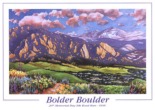 Bolder Boulder 1998 10K Race by Anne Gifford