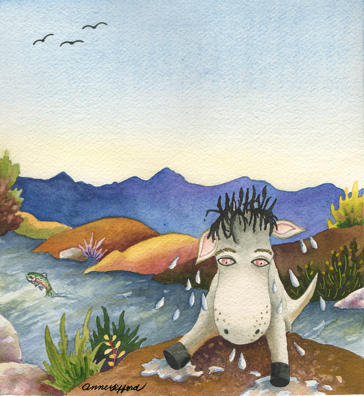 Spike Discovers He Cannot Swim by Anne Gifford